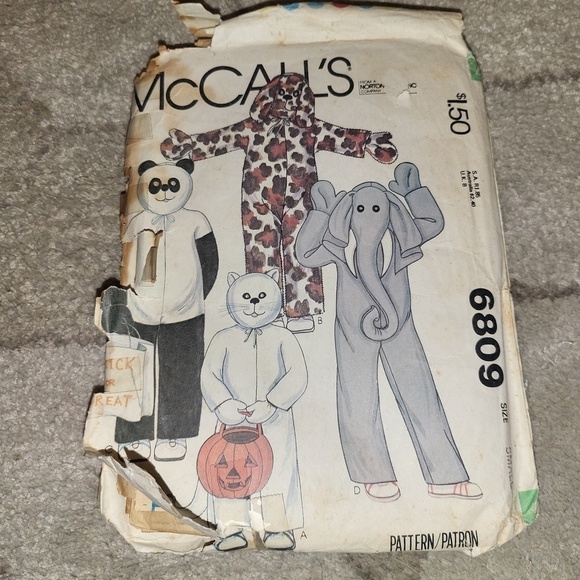 McCalls Other - 1979 Halloween Patterns